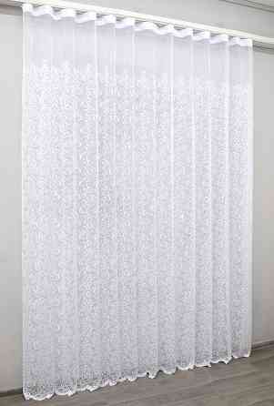 Тюль VR-Textil 1359т Преміум Жакард Білий 300х270 см (42-0100) Київ