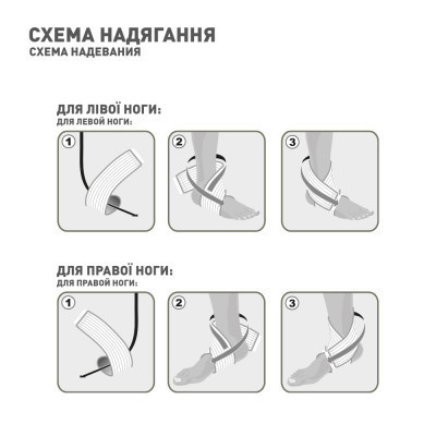 Бандаж MedTextile Бандаж на гомілковостопний суглоб еластичний, розмір M (4820137293535) Винница - изображение 4