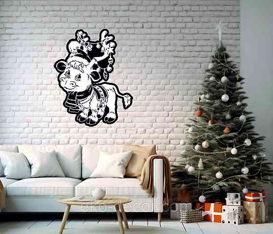 Декоративне настінне Панно «Олень», Декор на стену 90*72 см Київ