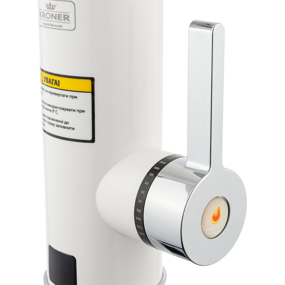 Кухонный кран с электронагревом Kroner KRM Volt - CW189 с дисплеем Киев - изображение 4