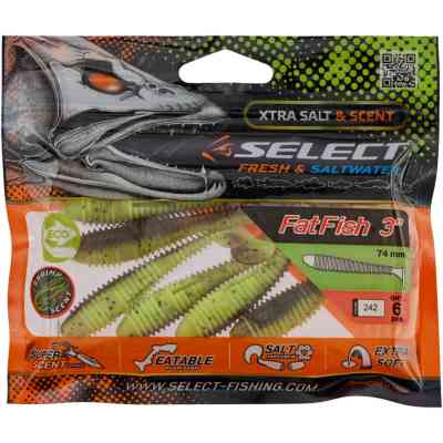 Силикон рыболовный Select FatFish 3" 242 (6 шт/уп) (1870.71.96) Винница