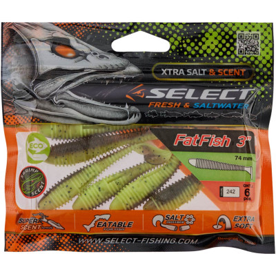 Силікон рибальський Select FatFish 3" 242 (6 шт/уп) (1870.71.96) Вінниця - фото 2