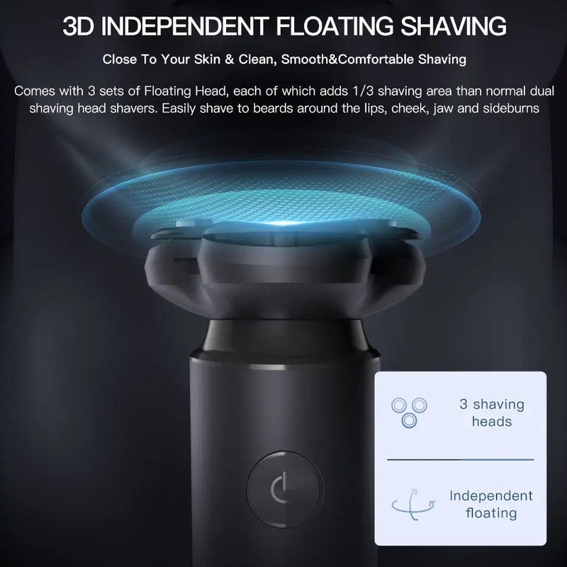 Електробритва Enchen Victor Rotary Shaver (Чорна) Николаев - изображение 9