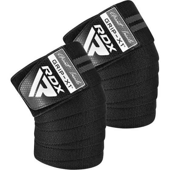 Бинти на коліна RDX KR11 GYM Knee Wrap Black/Grey Каменское