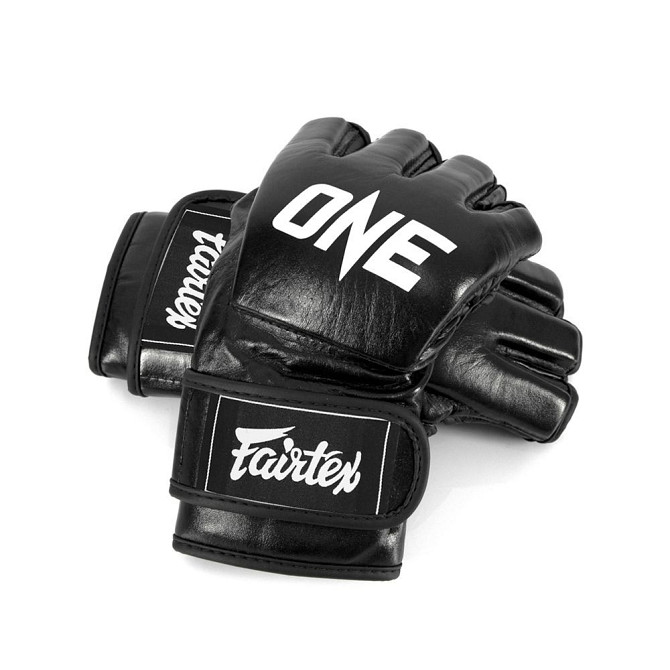 Рукавиці для ММА Fairtex FGV12 ONE Black M Кам'янське - фото 4
