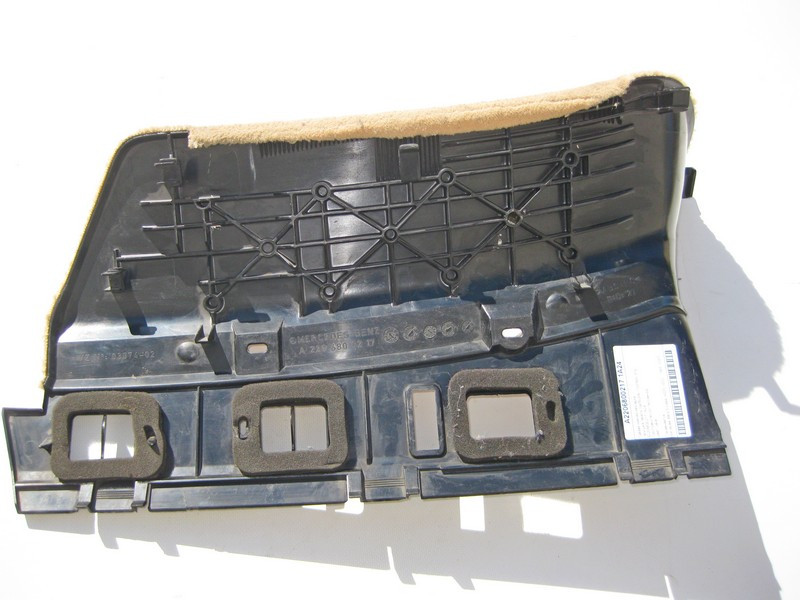 Mercedes-Benz  A2206800217 1A24 Права нижня бежева накладка - кришка панелі приладів - торпеди S-Class W220 long Одеса - фото 4