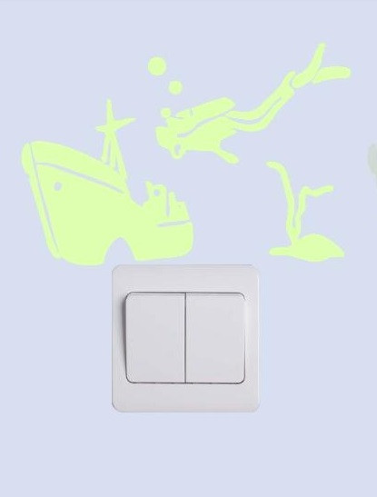 Наклейка светящийся 