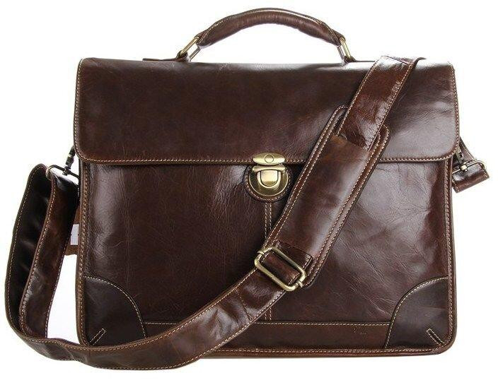 Сумка мужская Vintage 14085 для ноутбука Коричневая Киев - изображение 2