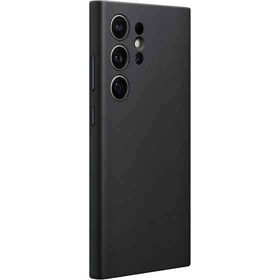 Чохол-накладка Samsung Vegan Leather Case для Samsung Galaxy S24 Ultra SM-S928 Black (GP-FPS928HCABW) ( 10075 ) Харьков