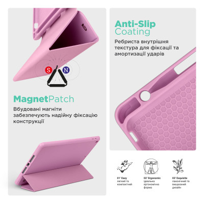 Чехол для планшета Armorstandart Smart Fold Pen Apple iPad Air 13 (2024) Pink (ARM78137) Винница - изображение 7