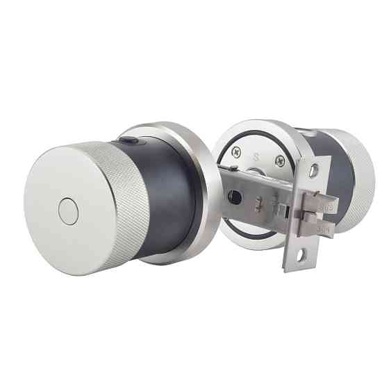 Замок біометричний автономний Trinix TRL-5106BTF Silver з Bluetooth, зчитувачем відбитків пальців і карт Mifare (65-00022) Киев