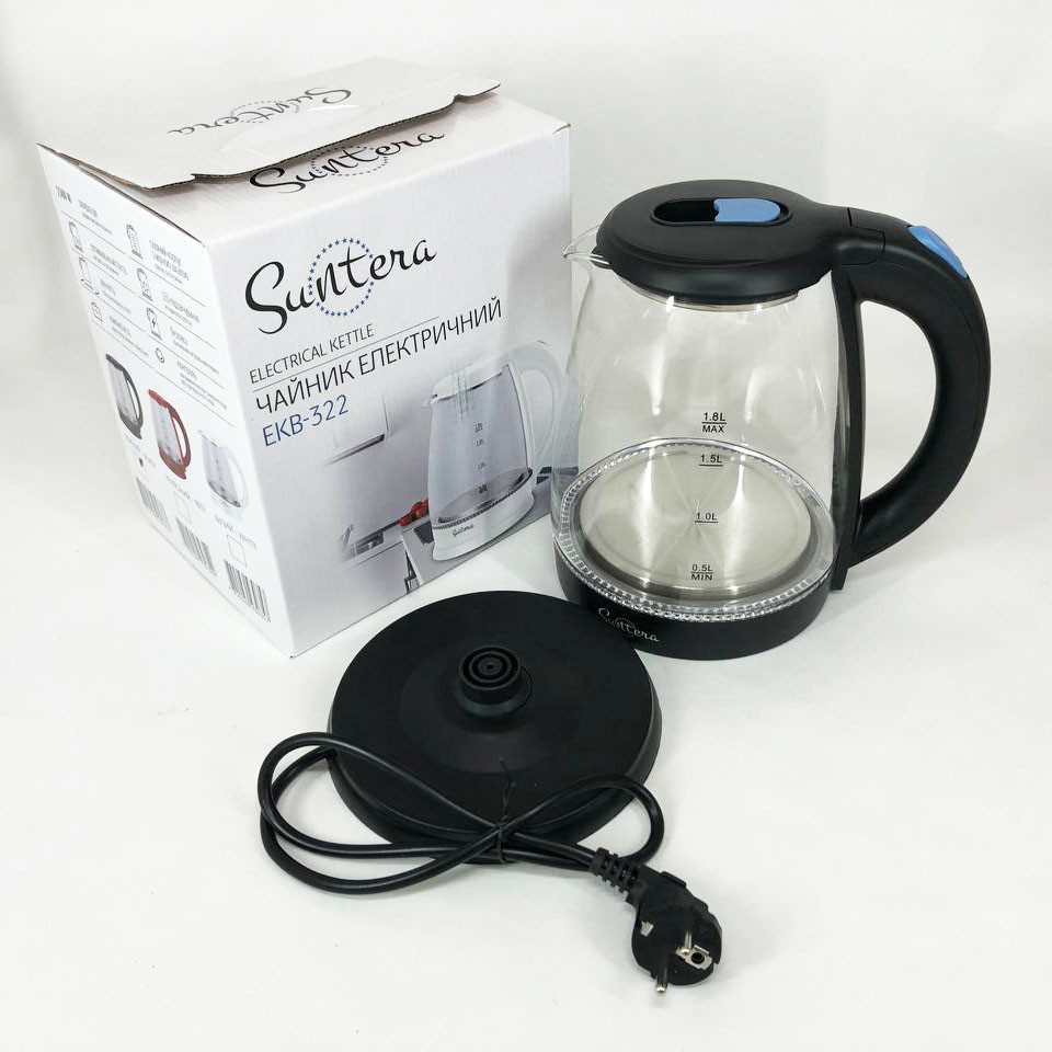 Премиум электрочайник, Электрочайник для кухни с подсветкой для чая и воды XR-91 Львов - изображение 8