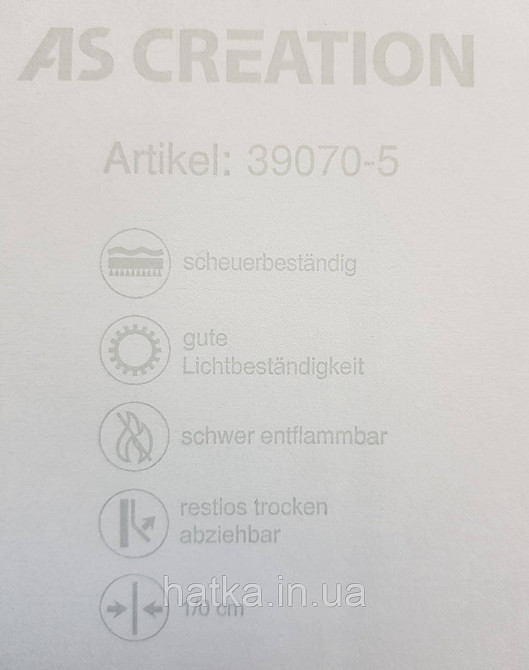 Шпалери вініл на флізеліні A.S.Creation Maison charme 0.53x10 у крапку в горошок білі на бірюзовому Київ - фото 4