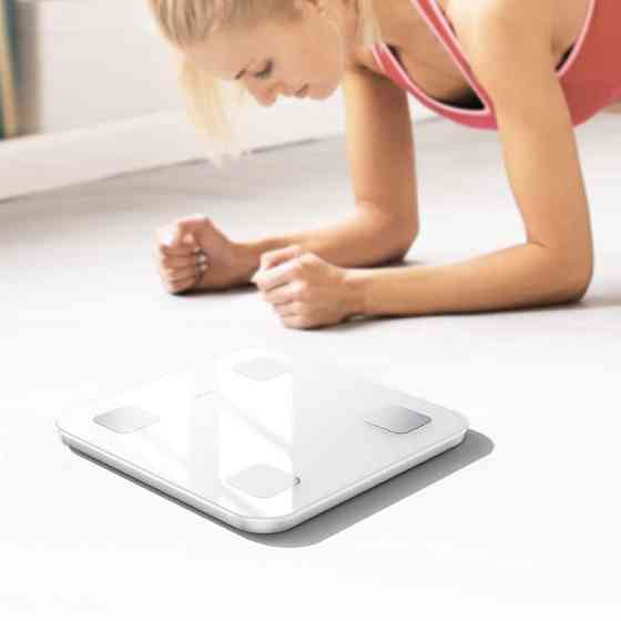 Ваги підлогові HOCO HI21 Smart body fat scale White Київ