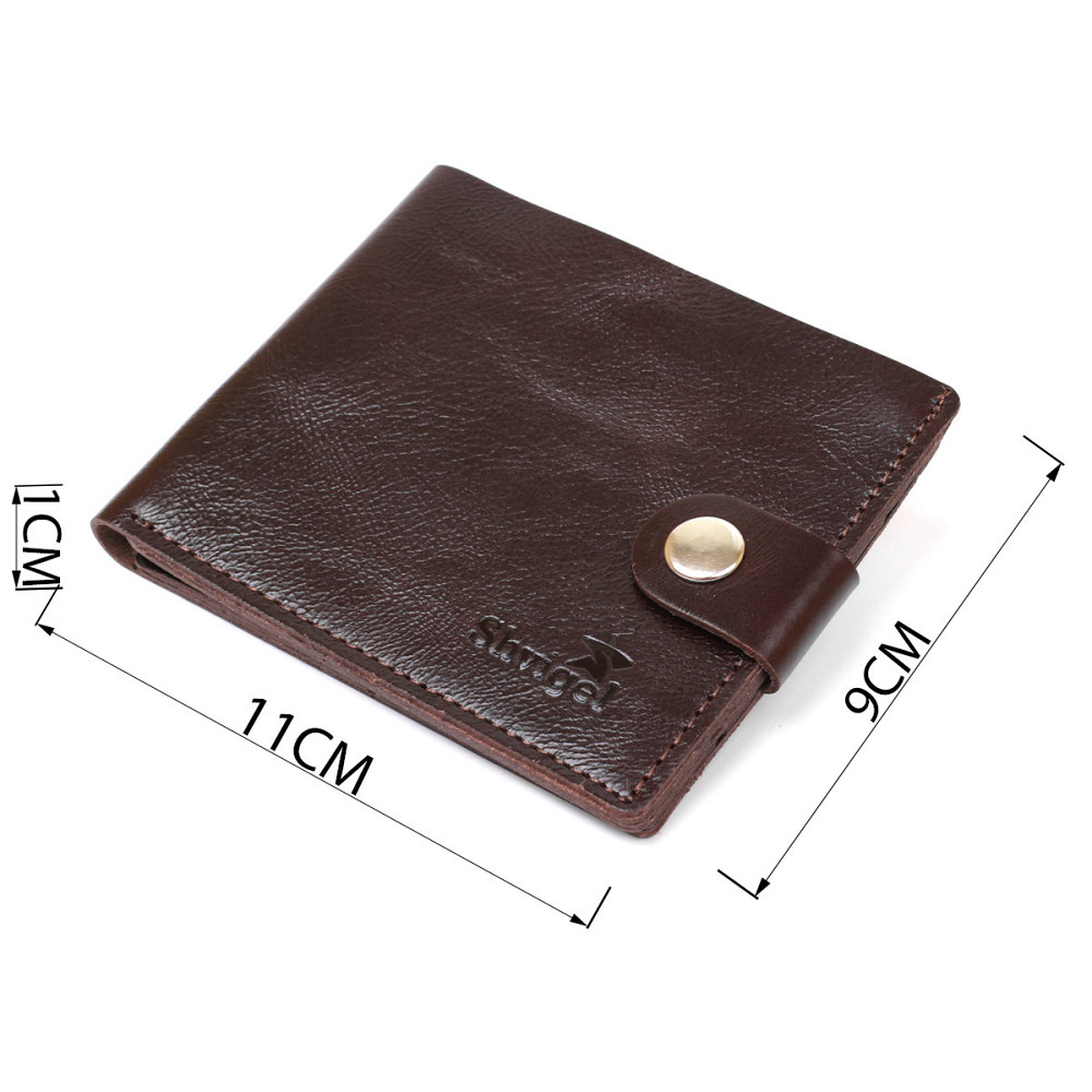 Универсальное мужское портмоне Shvigel 16464 Коричневый Киев - изображение 7