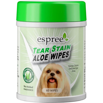 Влажные салфетки для животных Espree Aloe Tear Stain Wipes 60 шт. (0748406012783) Винница - изображение 1