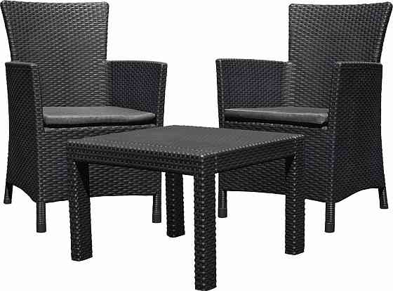 Комплект садових меблів Keter Rosario balcony set, графіт - прохолодний сірий Київ