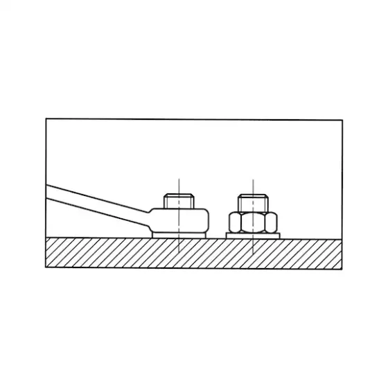 Ключ ріжково-накидний Wurth WS23 Одеса