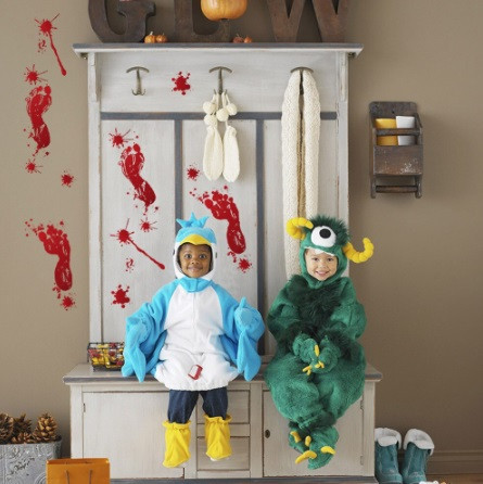 Наклейки на Хэллоуин Кровь 25 на 35 см красный Киев - изображение 5