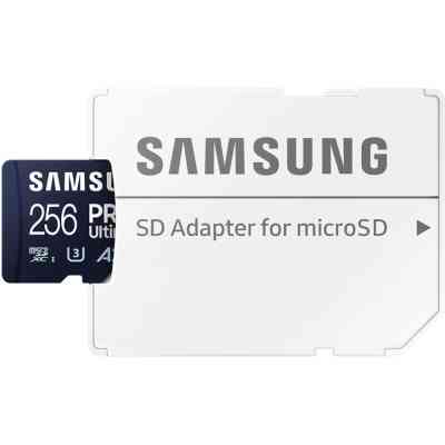 Карта памяти Samsung 256GB microSDXC class 10 UHS-I U3 V30 A2 Pro Ultimate (MB-MY256SA/WW) Винница