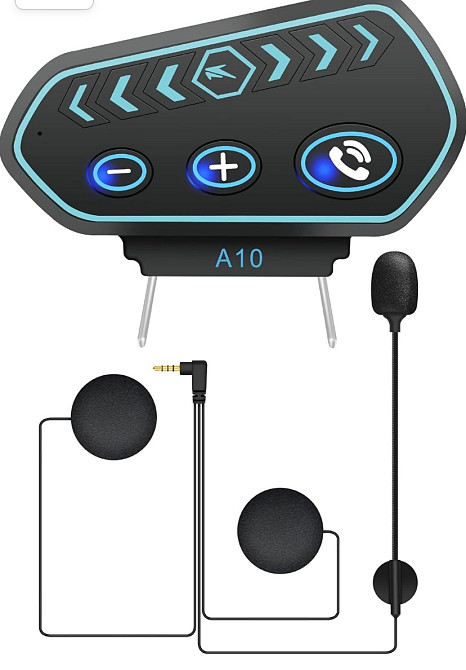 Мотогарнітура в шолом Helmet A10 Луцк - изображение 1