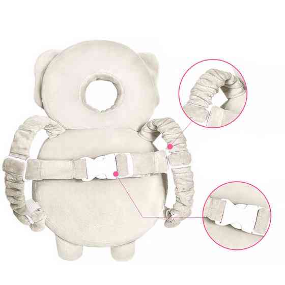 Детская защитная подушка - рюкзак Tochang для защиты головы при падении подголовник Слон Киев