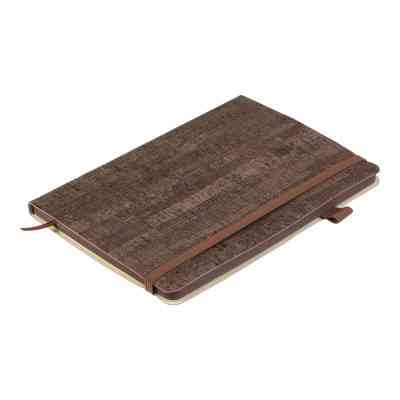 Книга записна Buromax Wood 96 аркушів А5 у клітинку бежевий (BM.295114-28) Вінниця