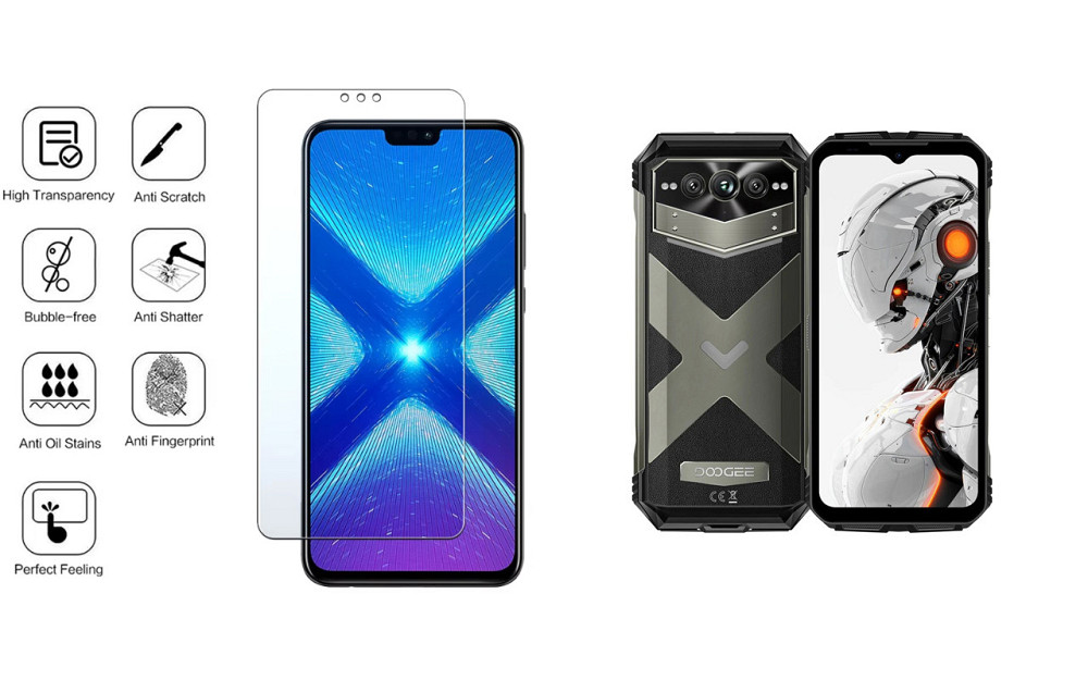 Захисне скло NeoGlass для DOOGEE V Max, V Max Plus, V Max Pro – надпрозоре та стійке Київ - фото 4