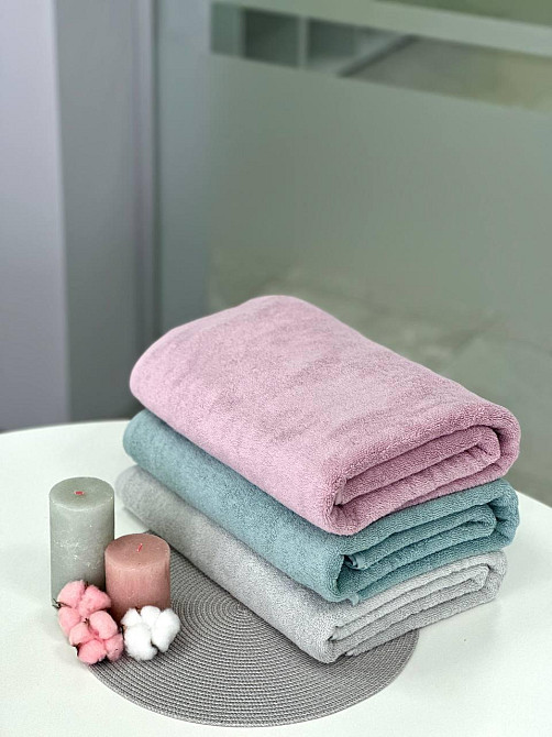 Махровий рушник Ideal Textile Pastel 100х150 см 500 г/м2 (56861105) Чернівці - фото 2