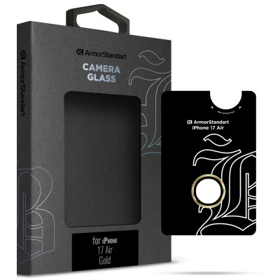 Стекло защитное Armorstandart for Camera Supreme BI Apple iPhone 17 Air Gold (ARM86450) Винница - изображение 1