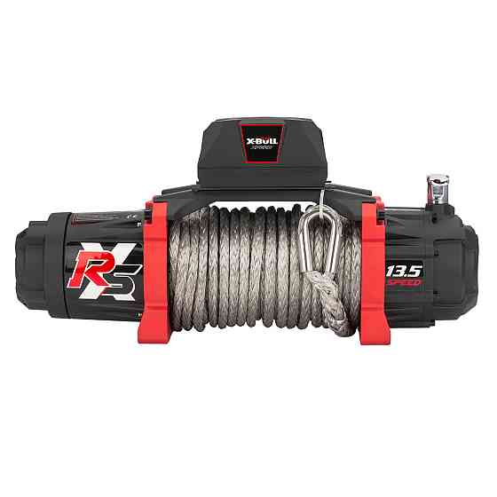Електрична лебідка X-BULL 13500 LBS XRS Speed (6123 кг) 12V із синтетичним тросом для позашляховиків та евакуаторів Київ
