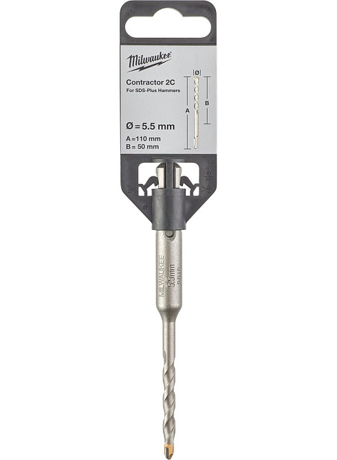Бур SDS-PLUS Contractor MILWAUKEE діаметр 5,5x110х50мм Одеса - фото 1