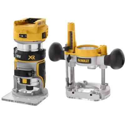 Фрезер DeWALT 18В XR Li-lon, безщітковий, 16000-25500 об/хв, цанга 6-8 мм, (без АКБ та ЗП) (DCW604N) Вінниця