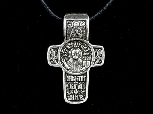 Іменний натільний хрест Микола Київ - фото 1