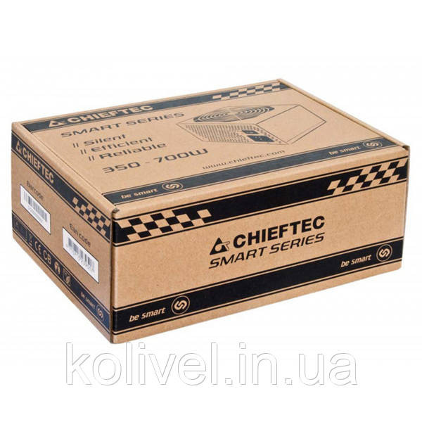БЖ 500W Chieftec SMART GPS-500A8, 120 mm, >85%, Retail Box (GPS-500A8) Київ - фото 5