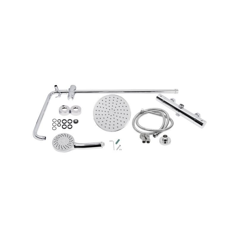 Душова система термостатична Qtap Sloup на два споживачі QTSL57103ONC Chrome Київ - фото 8