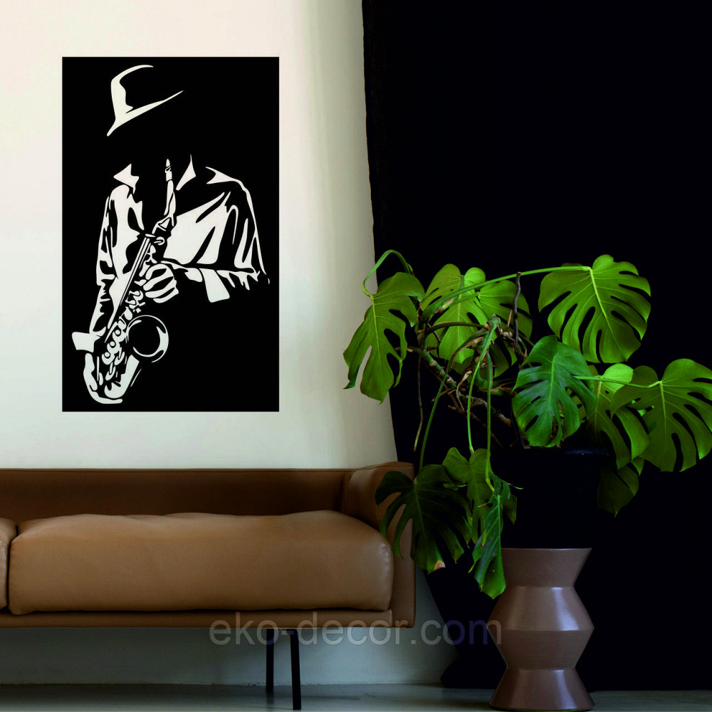 Декоративне настінне Панно «Музикант», Декор на стіну Київ - фото 2