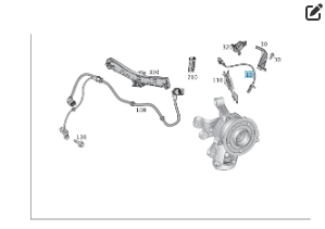 Mercedes-Benz  A1669054102 Задній датчик ABS ML/GLE W166 GLE Coupe C292 GL/GLS X166 Одеса
