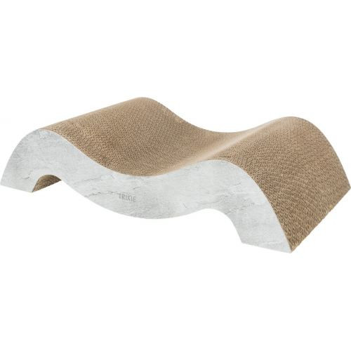 Дряпка Trixie для котів Хвиля XXL та котячою м ятою картон сіра 64х14х37 см Київ - фото 1