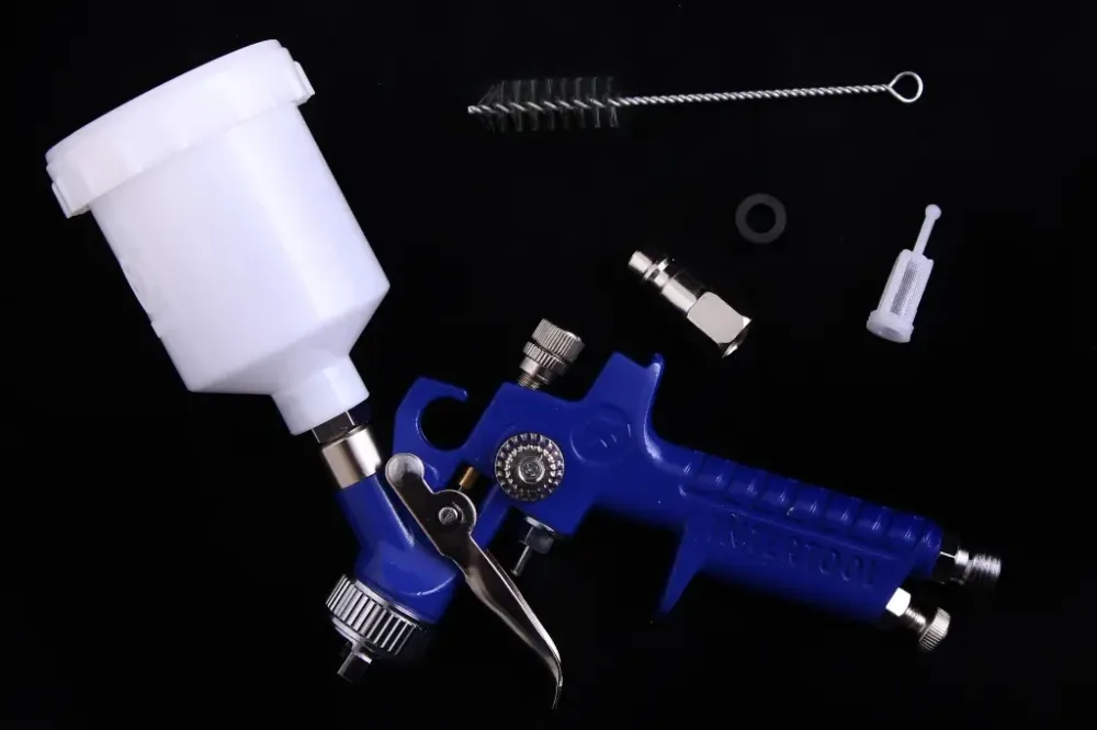 Пистолет покрасочный пневмат. Intertool HVLP 0.8мм в/б пластик 125мл Винница - изображение 1