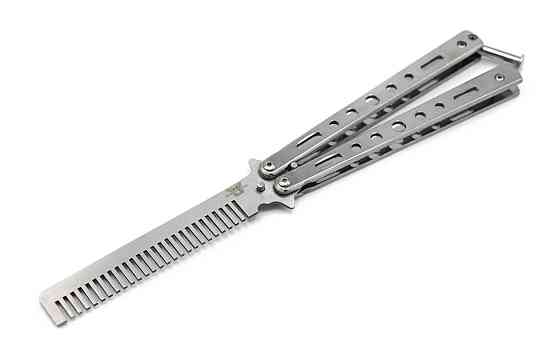 Ніж метелик Гребінець Benchmade A753 Срібло Дніпро