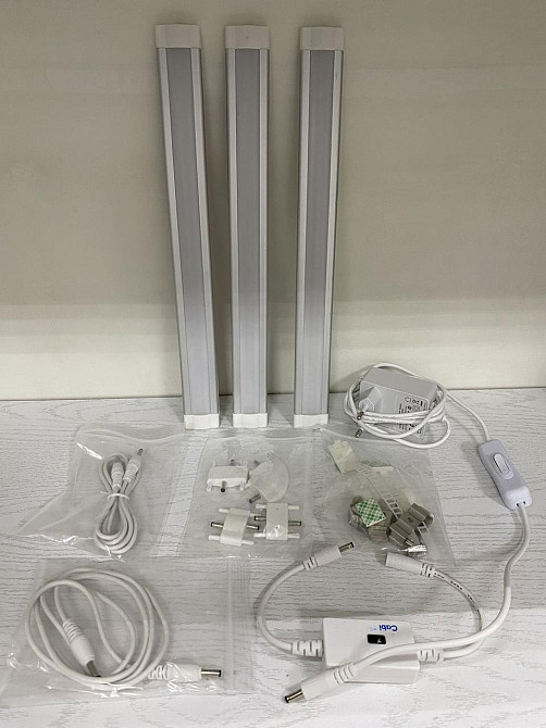Б/У LED-светильники LAMPAOUS 3×4 Вт 4000K 960 лм, сенсор руки, диммер 10–100%, IP44, комплект 3 шт Киев - изображение 12