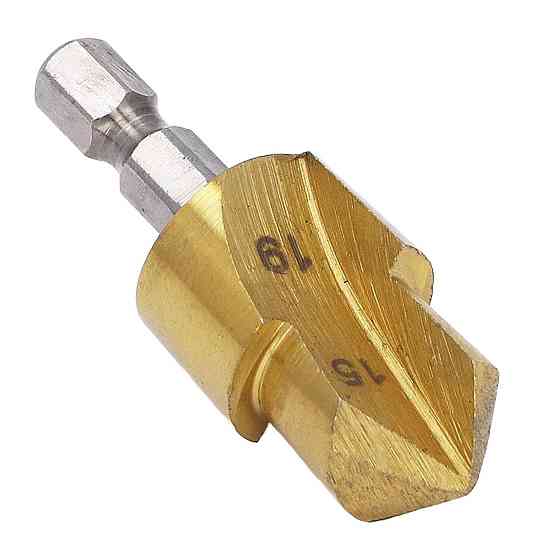 Титановое сверло 15-19мм для PPR труб и фитингов Киев