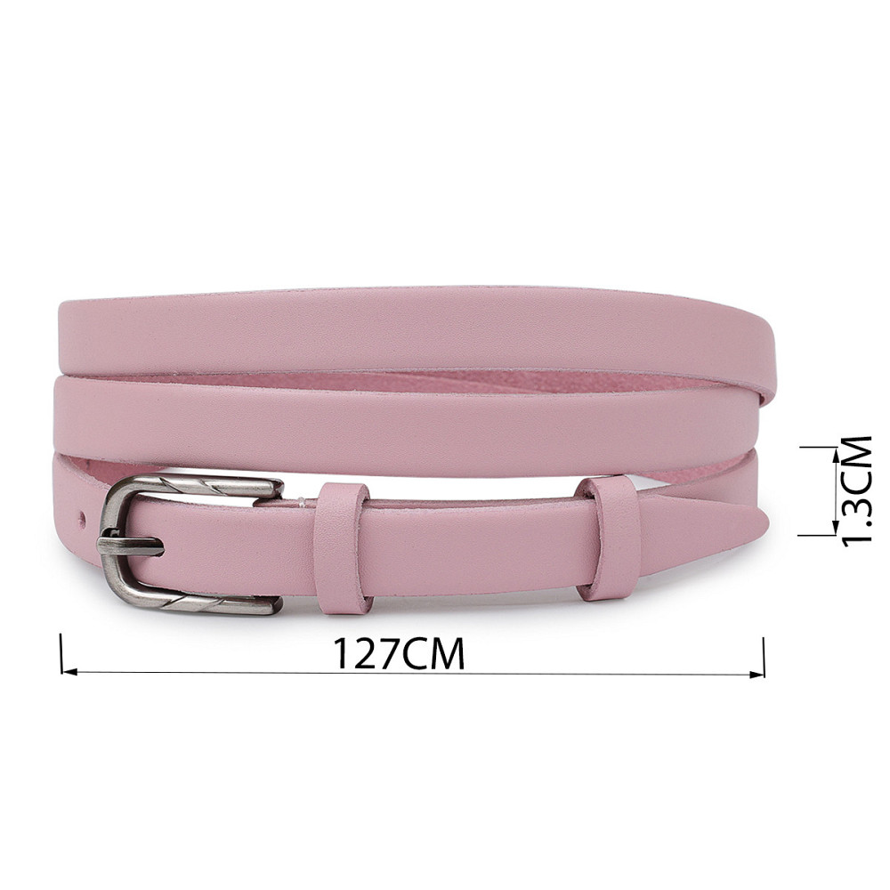 Жіночий ремінь з натуральної шкіри Vintage 20753 Рожевий Київ - фото 3