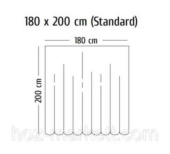 Штора в ванную тканевая Миранда Efes180 х 200 см бежевая Харьков
