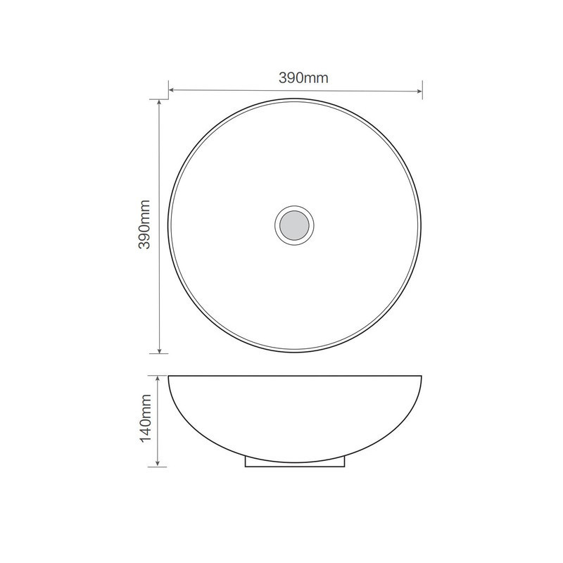 Раковина накладна Mixxus Premium ELLIPSE-0106 MARBLE 390х390х140mm   ( MP6533 ) 33849 Харків - фото 3