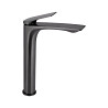 Змішувач для раковини Qtap Vlasta New QTVLA269GMB45653 (k35), одноважільний, високий, Gunmetal Black PVD