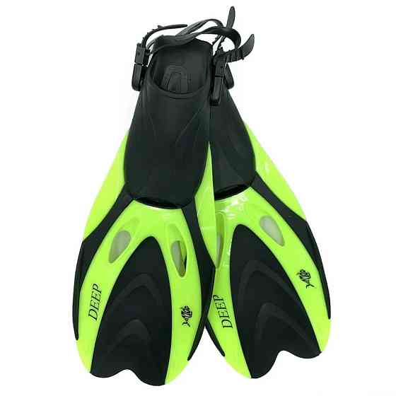 Ласты с открытой пяткой DLV Deep NE-66-43-46-Y размер L/XL 43-46 салатовые Винница