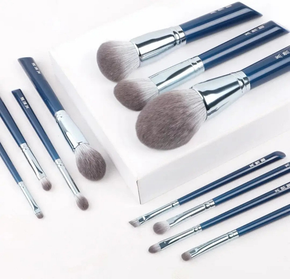 Набор кистей для макияжа из дерева и кукурузного волокна Киев - изображение 1