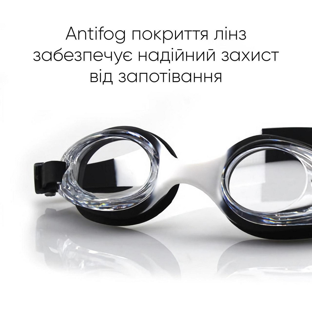 Дитячі окуляри для плавання Renvo Apure JR Anti-fog  Чоний OSFM (1SG100-013) Київ - фото 4